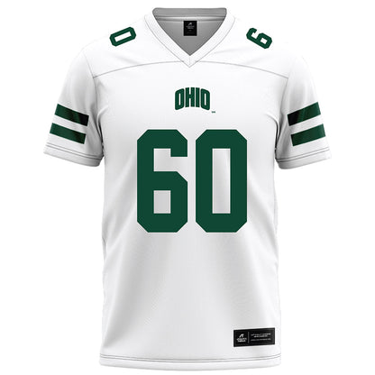 Ohio - NCAA Football : Trent Allen - White Football Jersey-0