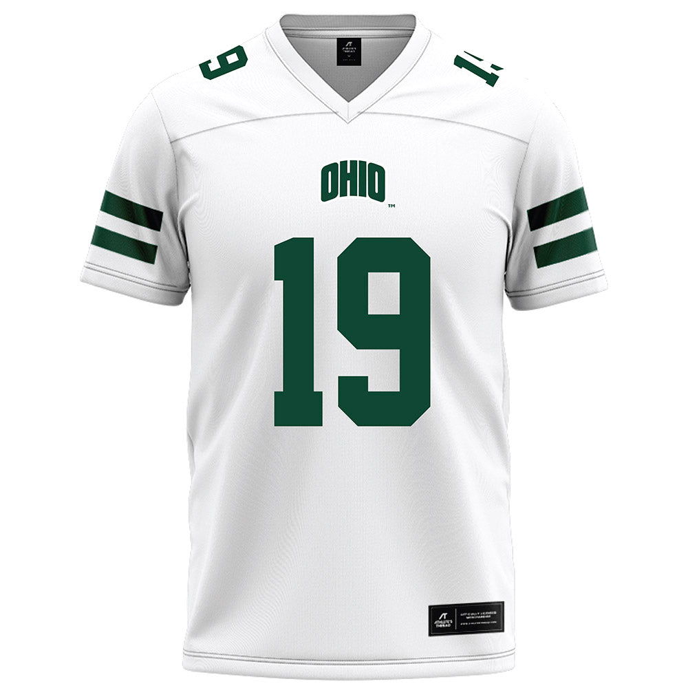 Ohio - NCAA Football : Dominic Dorwart - White Football Jersey