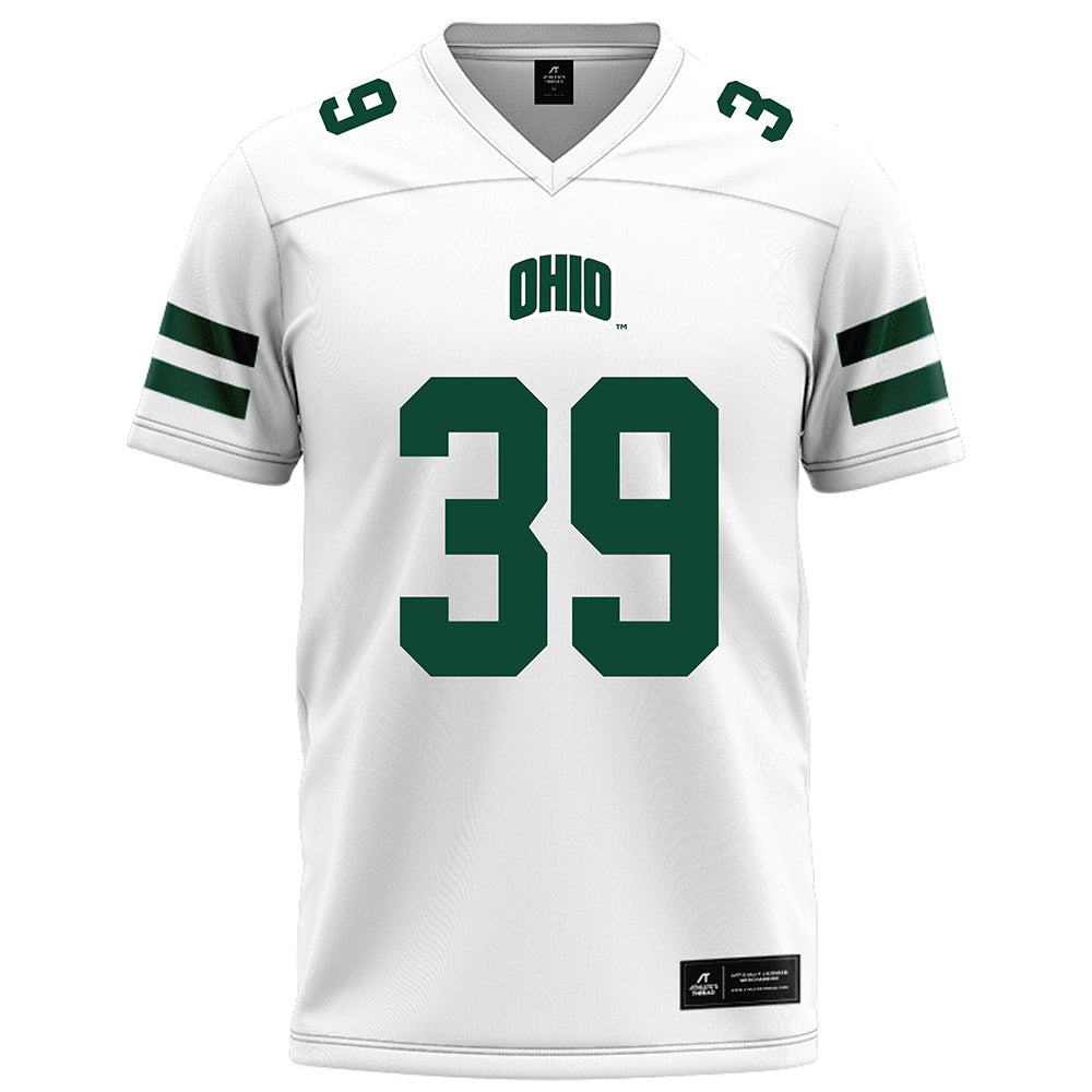 Ohio - NCAA Football : Colby Garfield - White Football Jersey