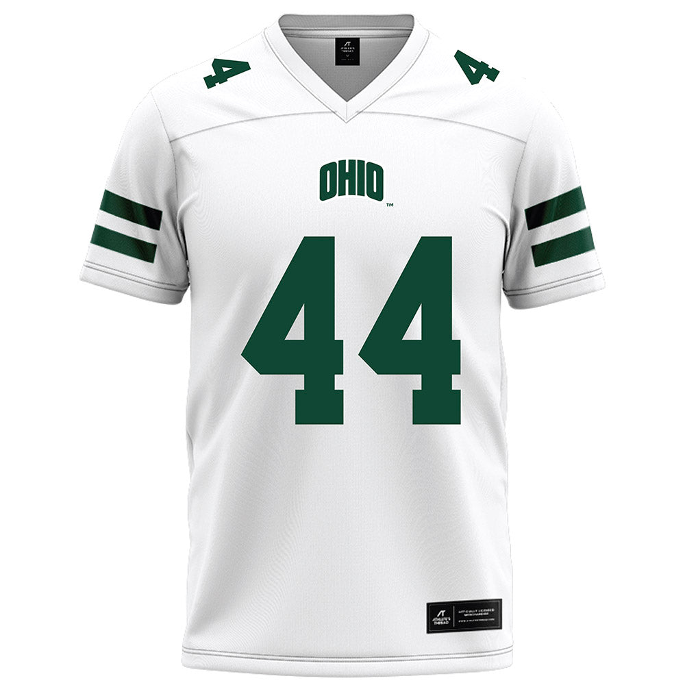 Ohio - NCAA Football : Aiden Lowery - White Football Jersey-0