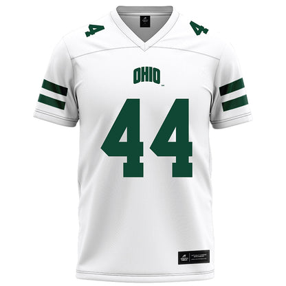 Ohio - NCAA Football : Aiden Lowery - White Football Jersey-0