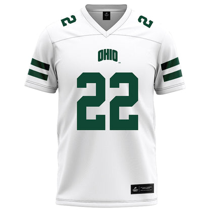 Ohio - NCAA Football : Jalen Thomeson - White Football Jersey