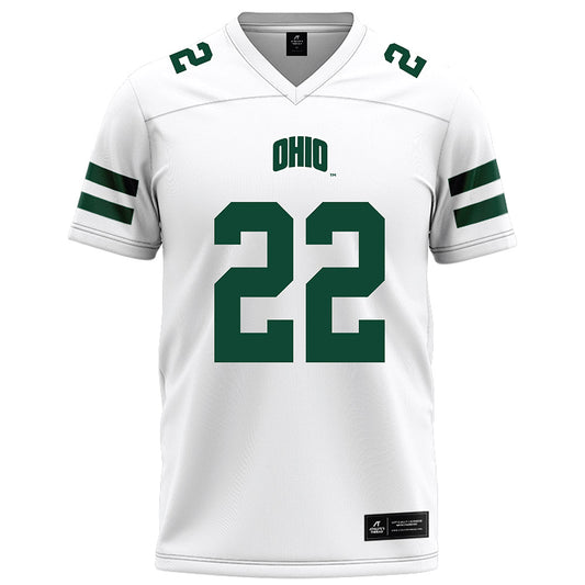 Ohio - NCAA Football : Jalen Thomeson - White Football Jersey