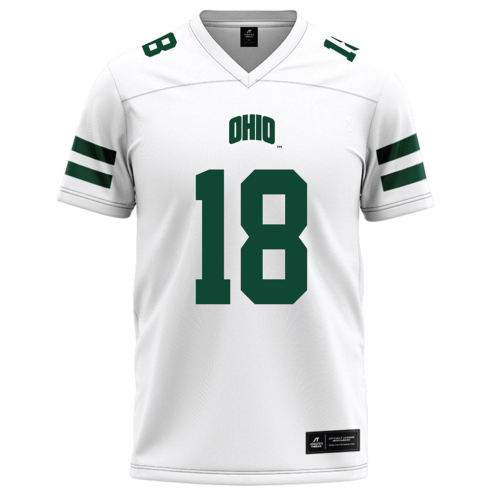 Ohio - NCAA Football : Miles Cremascoli - White Football Jersey