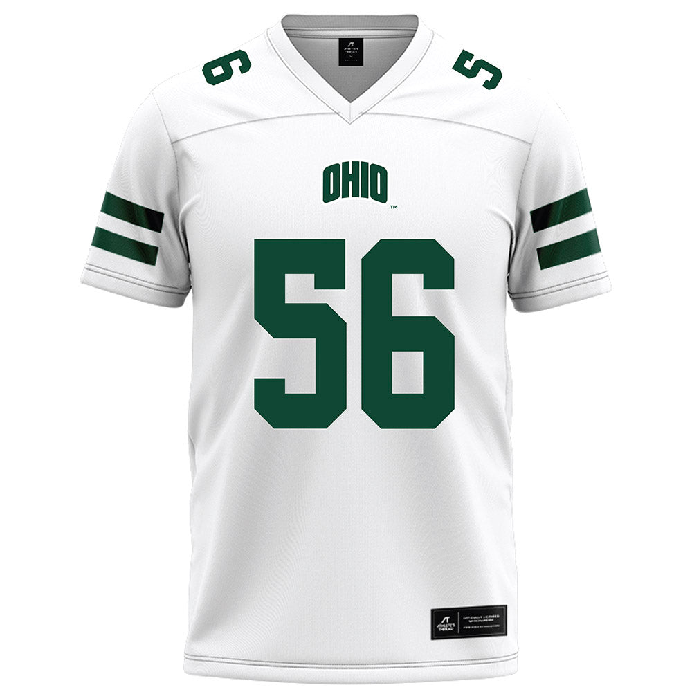 Ohio - NCAA Football : Benjamin Maldonado - White Football Jersey-0