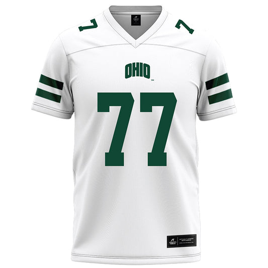 Ohio - NCAA Football : Ibrahim Kebe - White Football Jersey-0