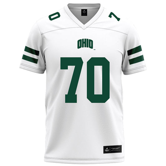 Ohio - NCAA Football : Brennan Meadows - White Football Jersey