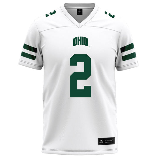 Ohio - NCAA Football : Anthony Tyus III - White Football Jersey