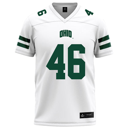 Ohio - NCAA Football : Jacob Lewis - White Football Jersey