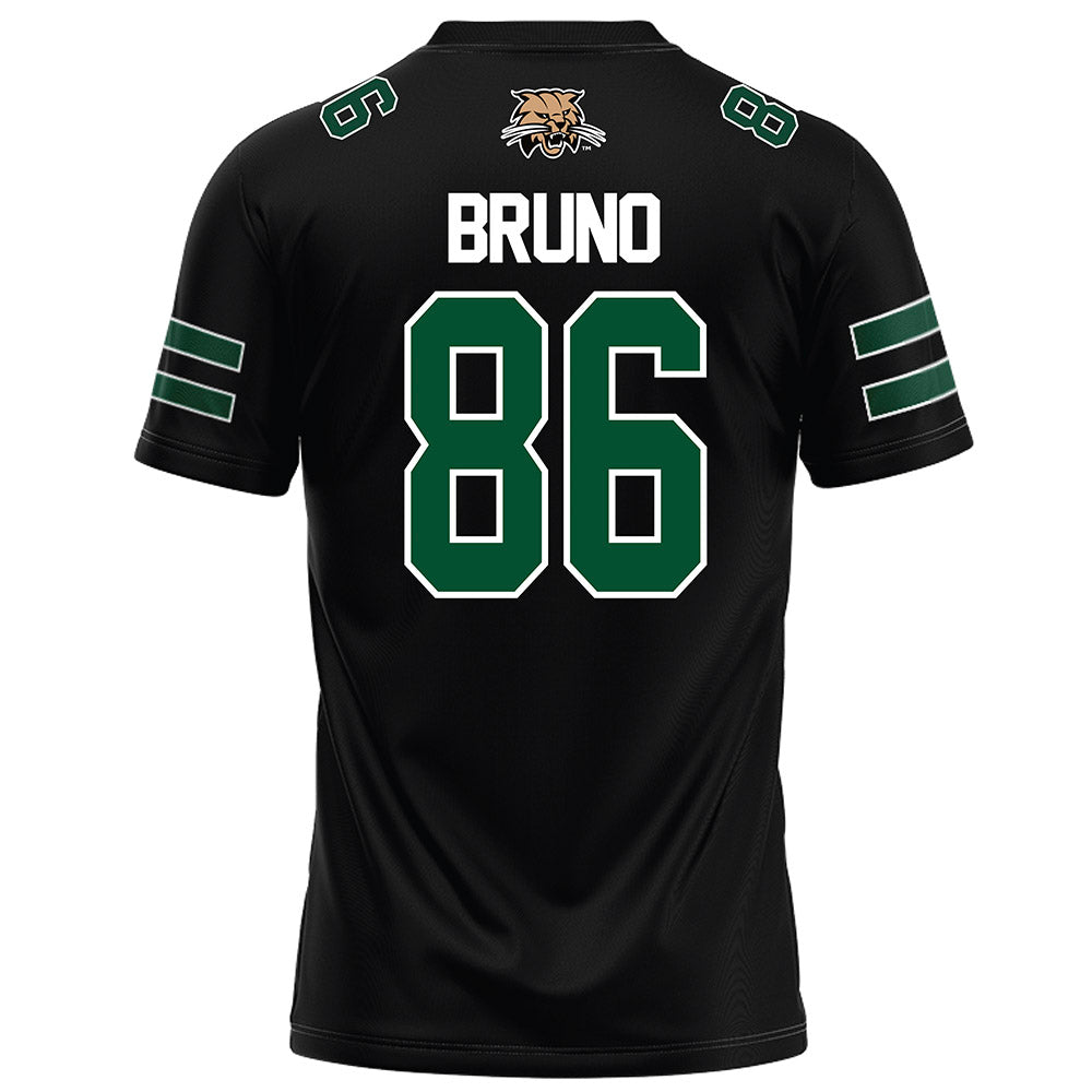 Ohio - NCAA Football : Jake Bruno - Black Football Jersey-1