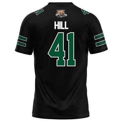 Ohio - NCAA Football : Creed Hill - Black Football Jersey