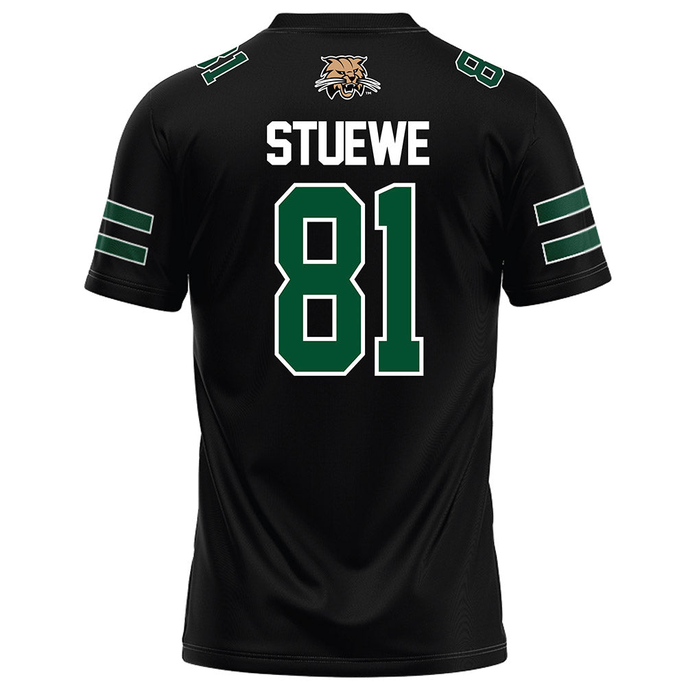 Ohio - NCAA Football : Matthew Stuewe - Black Football Jersey