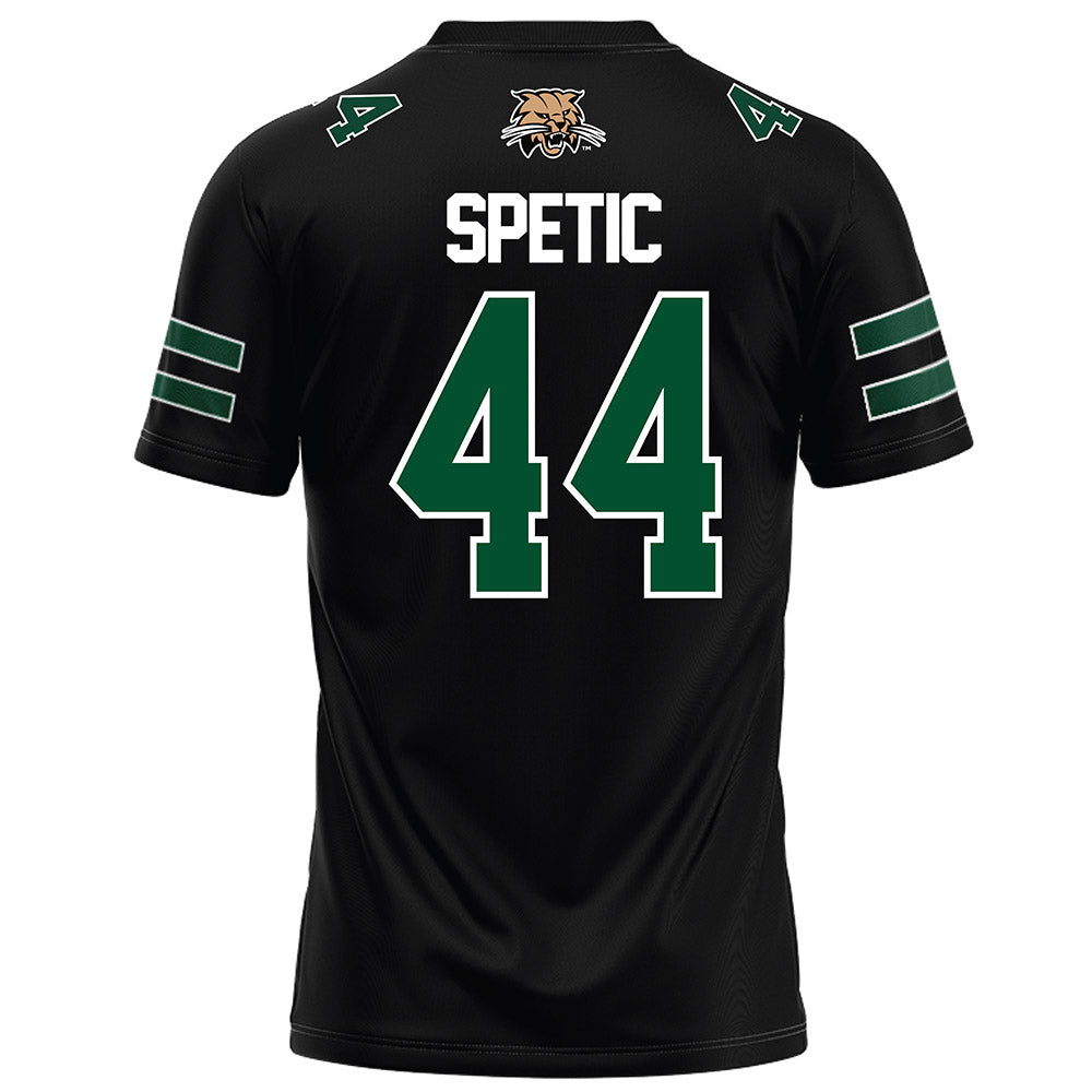 Ohio - NCAA Football : Gianni Spetic - Black Football Jersey