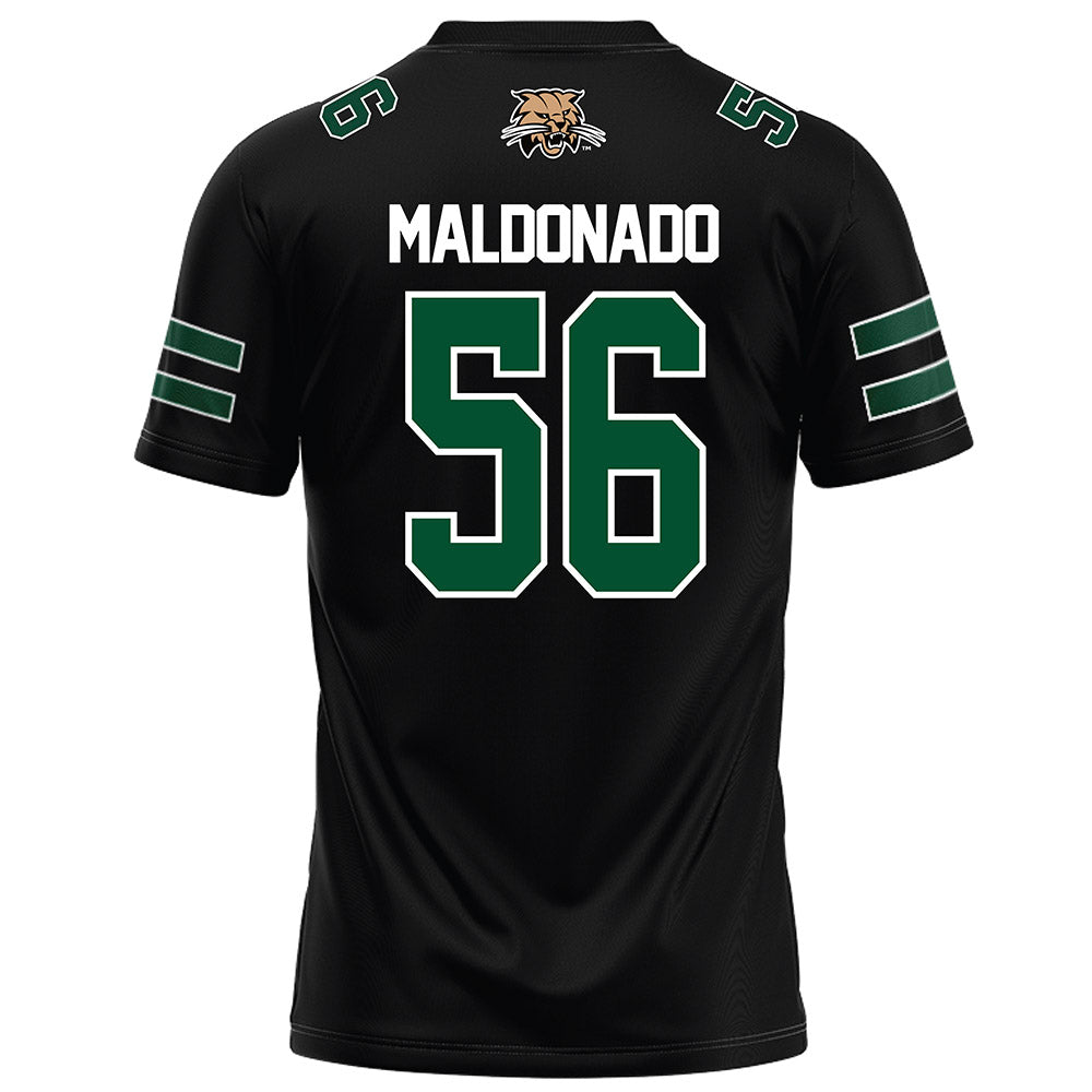 Ohio - NCAA Football : Benjamin Maldonado - Black Football Jersey-1