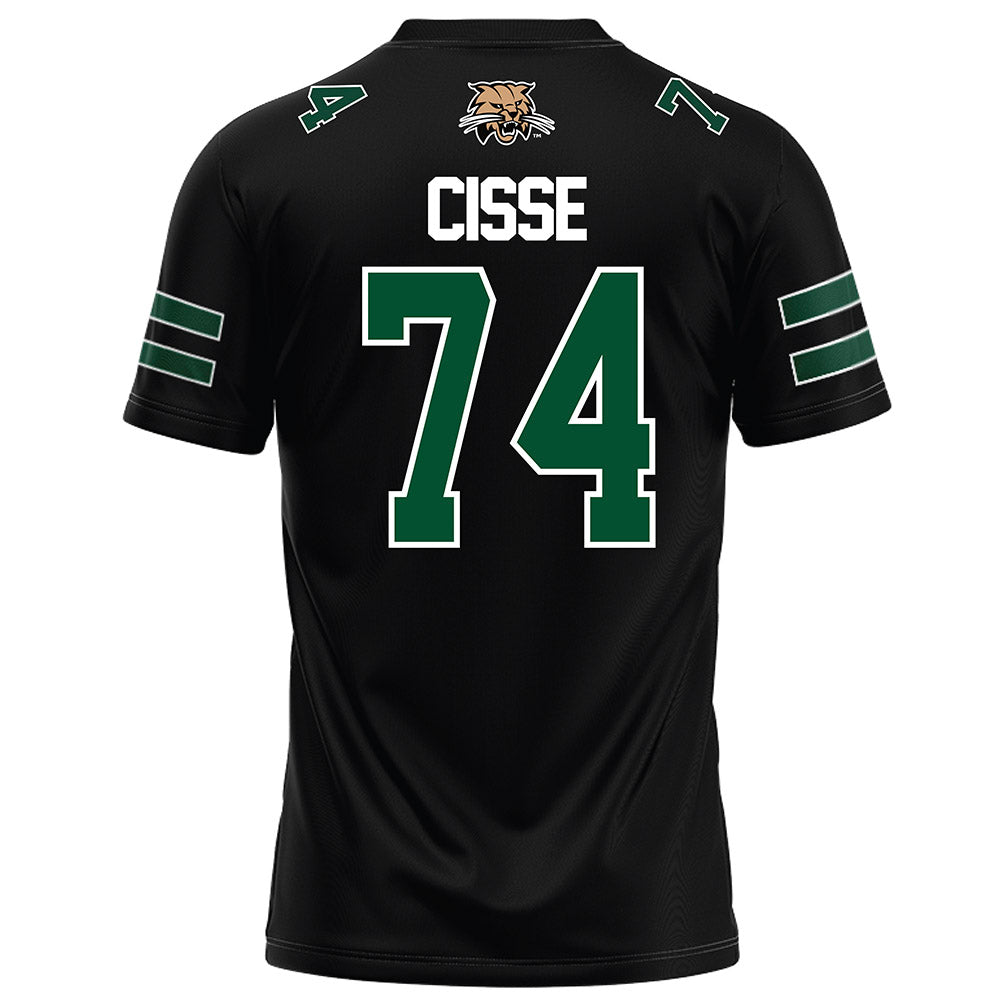 Ohio - NCAA Football : Tigana Cisse - Black Football Jersey