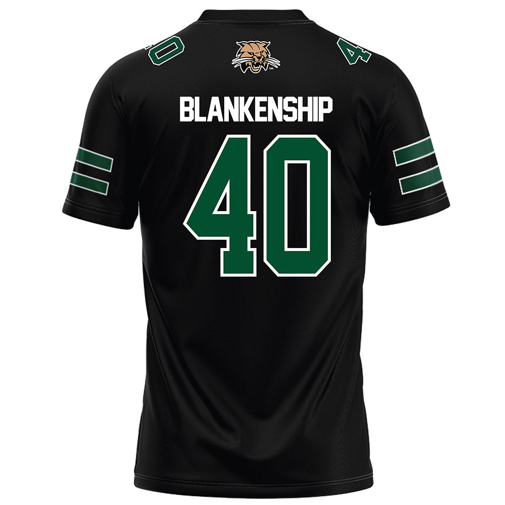 Ohio - NCAA Football : Beau Blankenship - Black Football Jersey