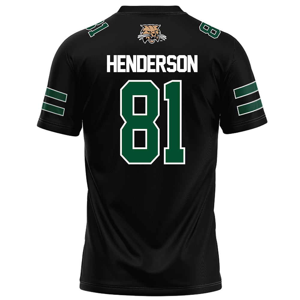 Ohio - NCAA Football : Bralen Henderson - Black Football Jersey