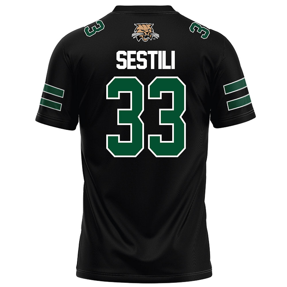 Ohio - NCAA Football : Brady Sestili - Black Football Jersey