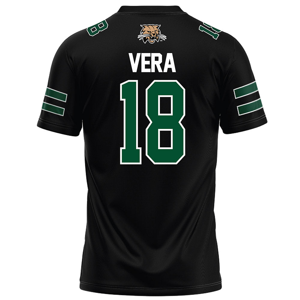 Ohio - NCAA Football : Andrew Vera - Black Football Jersey-1