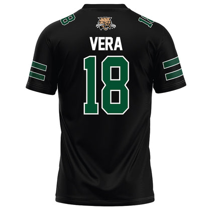 Ohio - NCAA Football : Andrew Vera - Black Football Jersey-1