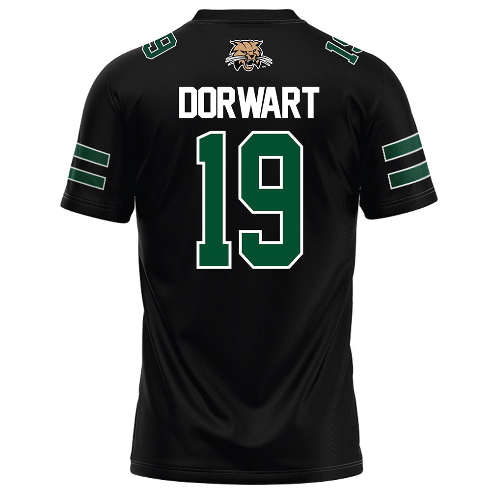 Ohio - NCAA Football : Dominic Dorwart - Black Football Jersey