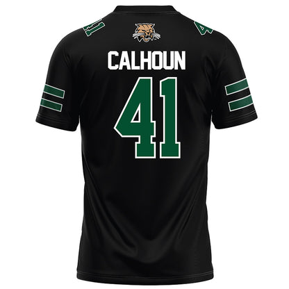 Ohio - NCAA Football : Keishaun Calhoun - Black Football Jersey-1