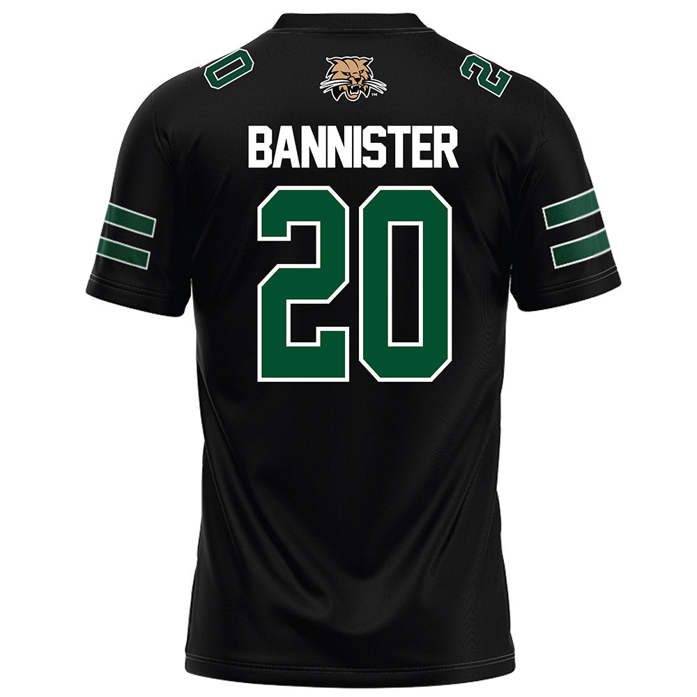 Ohio - NCAA Football : Kendall Bannister - Black Football Jersey