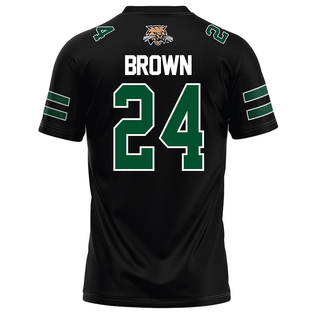 Ohio - NCAA Football : Irving Brown - Black Football Jersey-1