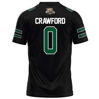 Ohio - NCAA Football : Delaney Crawford - Black Football Jersey