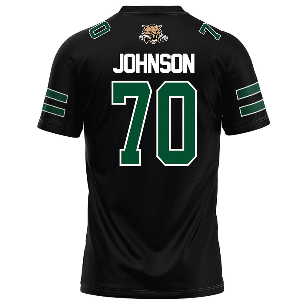 Ohio - NCAA Football : JJ Johnson - Black Football Jersey-1