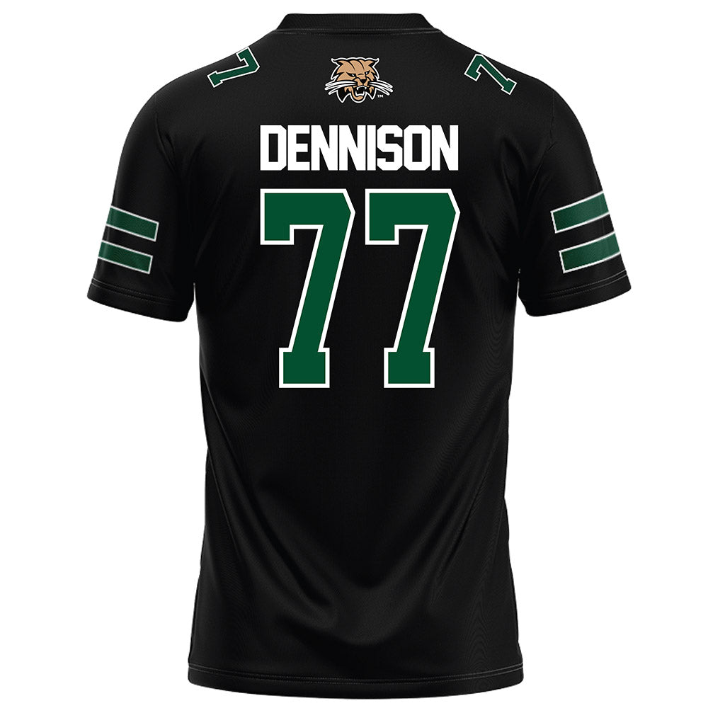 Ohio - NCAA Football : Jacob Dennison - Black Football Jersey