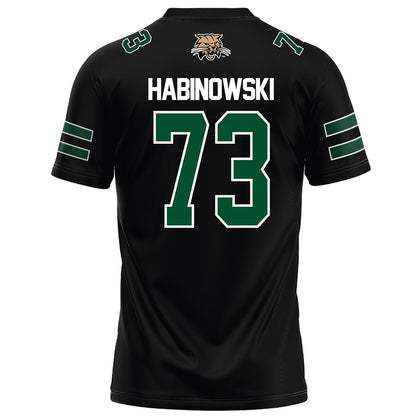 Ohio - NCAA Football : Joseph Habinowski - Black Football Jersey