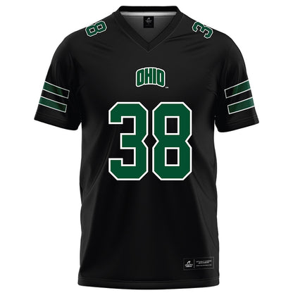 Ohio - NCAA Football : Andrew Vera - Black Football Jersey