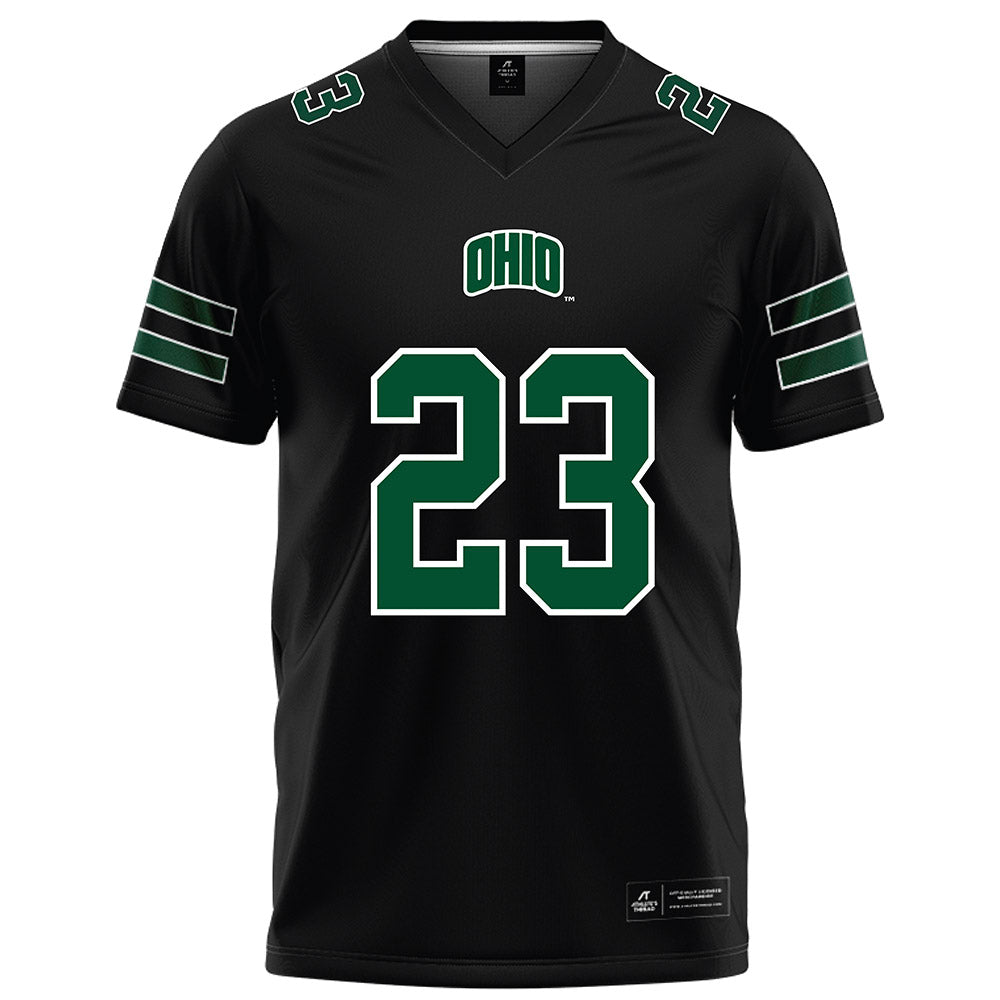 Ohio - NCAA Football : Riley Neer - Black Football Jersey