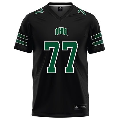 Ohio - NCAA Football : Ibrahim Kebe - Black Football Jersey-0