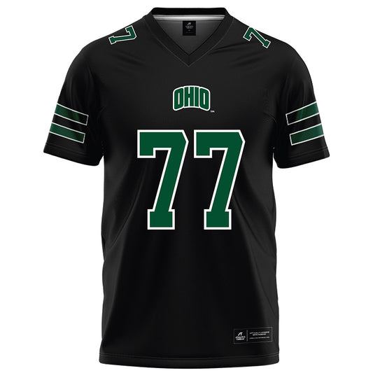 Ohio - NCAA Football : Ibrahim Kebe - Black Football Jersey-0