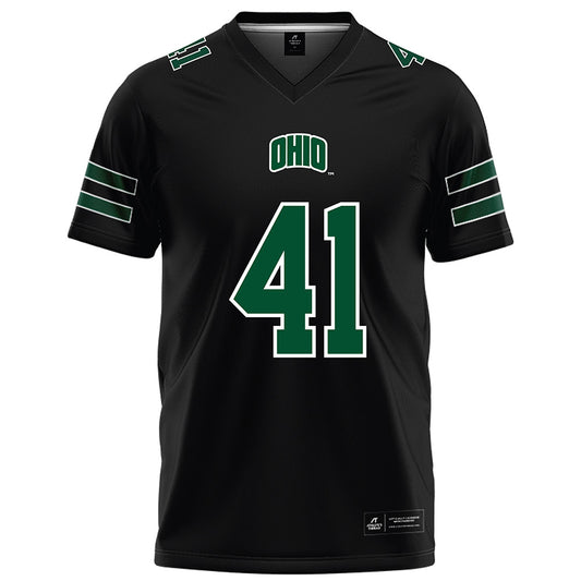 Ohio - NCAA Football : Devon Hunter - Black Football Jersey