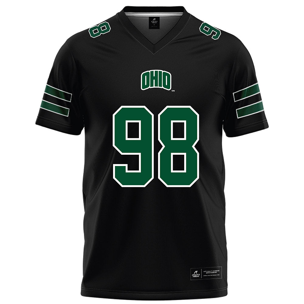 Ohio - NCAA Football : Danny Novickas - Black Football Jersey