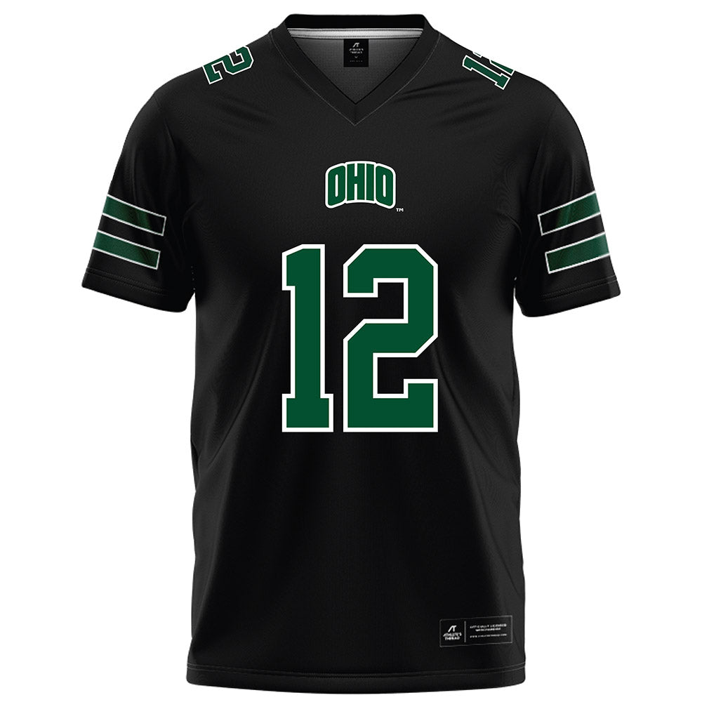 Ohio - NCAA Football : Eian Pugh - Black Football Jersey-0