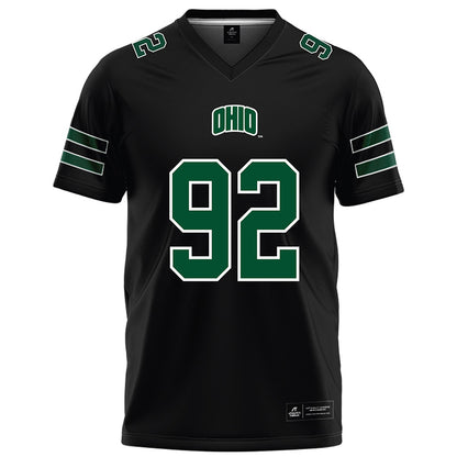 Ohio - NCAA Football : Robert Keuchler - Black Football Jersey