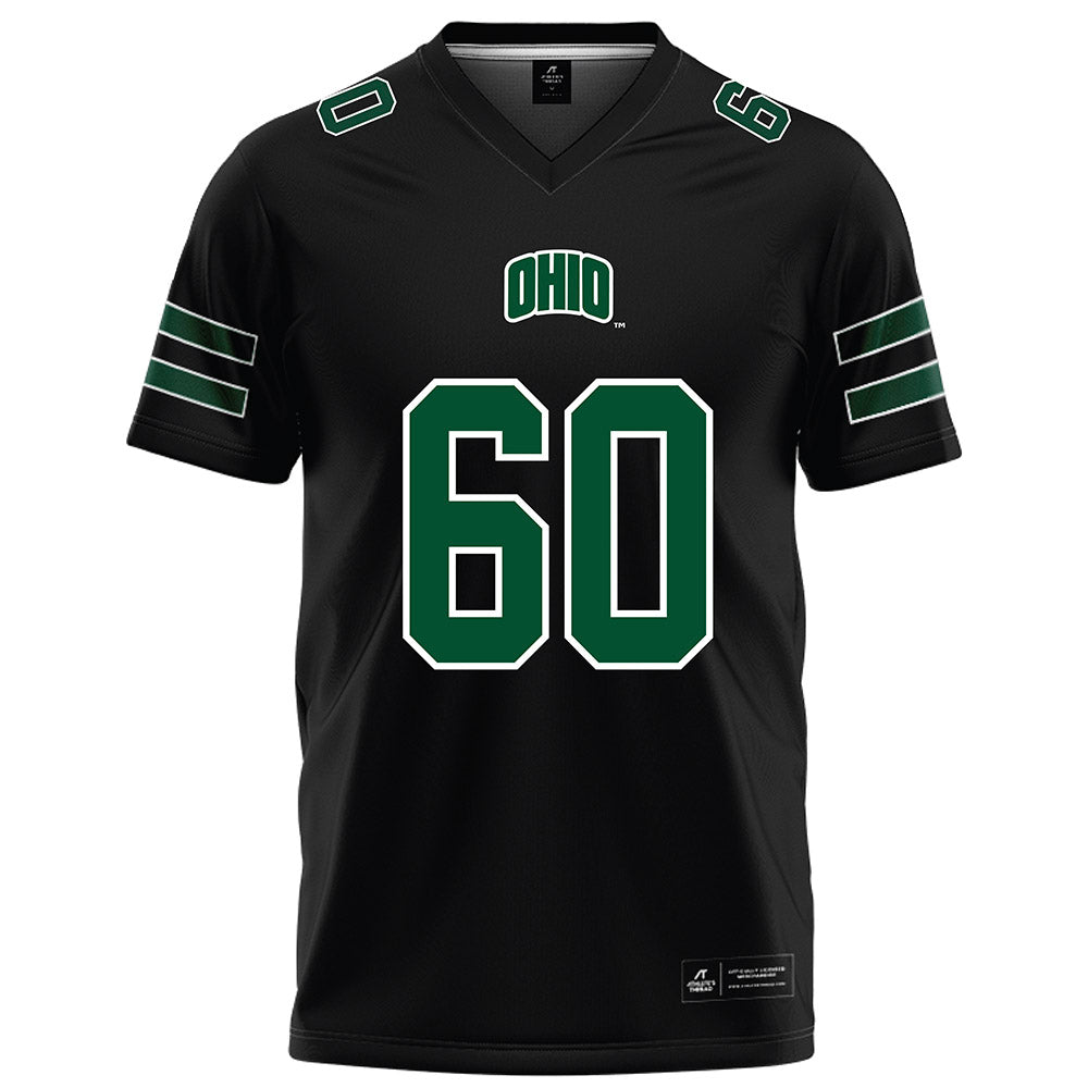 Ohio - NCAA Football : Trent Allen - Black Football Jersey-0
