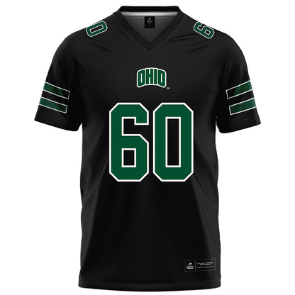 Ohio - NCAA Football : Trent Allen - Black Football Jersey-0