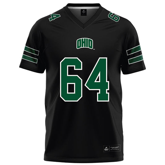 Ohio - NCAA Football : Seth Anstead - Black Football Jersey