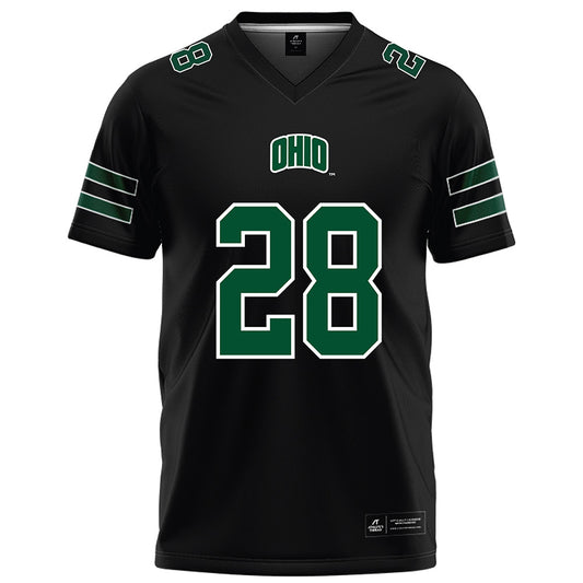 Ohio - NCAA Football : Taliq Black - Black Football Jersey-0