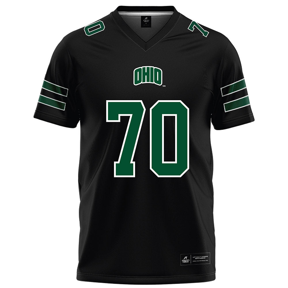 Ohio - NCAA Football : JJ Johnson - Black Football Jersey-0