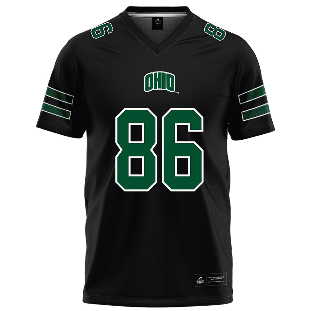 Ohio - NCAA Football : Jake Bruno - Black Football Jersey-0