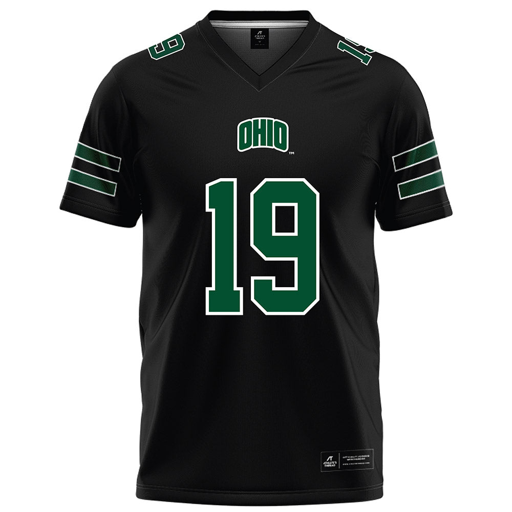 Ohio - NCAA Football : Kadin Schmitz - Black Football Jersey