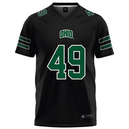 Ohio - NCAA Football : Xavier Williams - Black Football Jersey