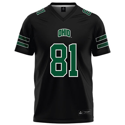 Ohio - NCAA Football : Matthew Stuewe - Black Football Jersey