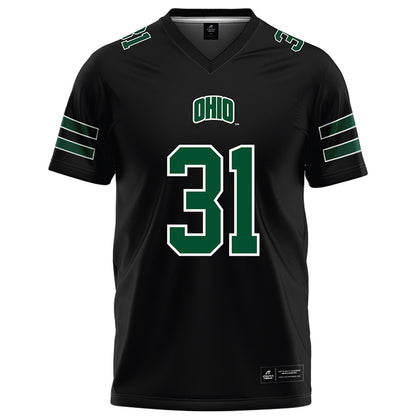 Ohio - NCAA Football : Andrew Marshall - Black Football Jersey